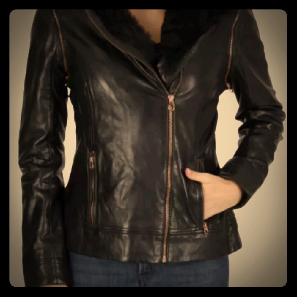 Ted Baker London leather jacket
